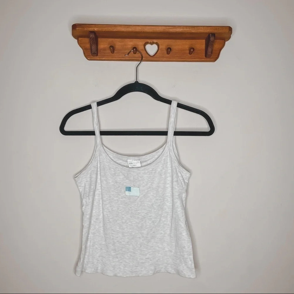 American Flag | Blue grey‎ Tank top
